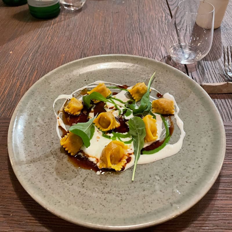 Tortelli bresaola, rucola e parmigiano -  Creta Osteria, Cortona