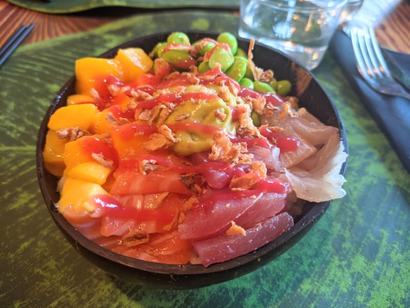 Lanikai poke - Iki Surf Poke & Tiki Bar, Rome