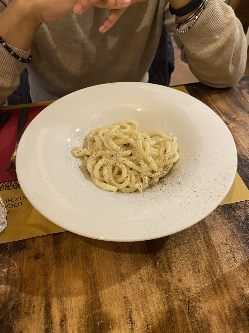 Pici Cacio e Pepe - Locanda Antichi Sapori, Genoa