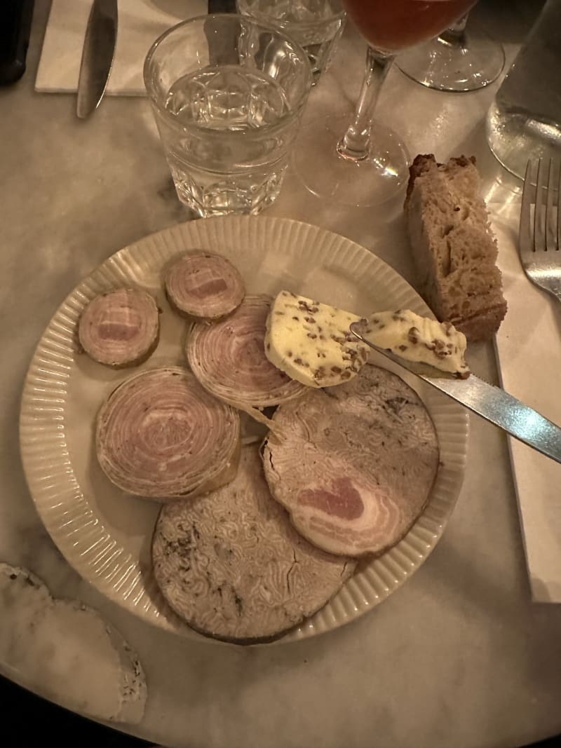 dégustation d'andouilles de guéméné (atelier de l'argoat) et-beurre au sarrasin - Ty Louis, Paris