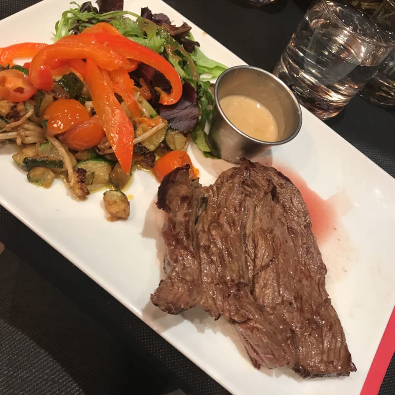 Bavette poêlée de légume - Le  Chambertin, Paris