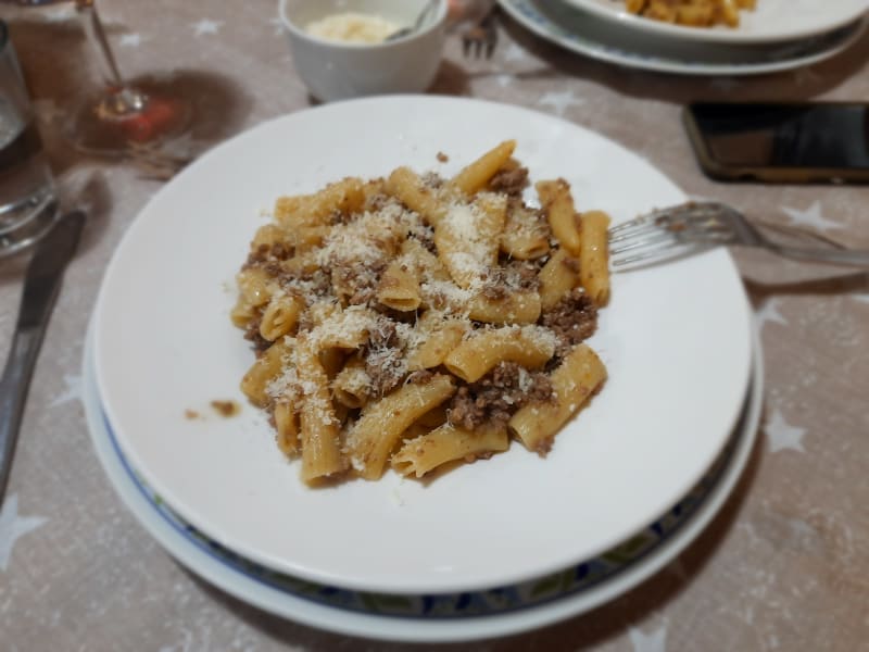 Maccheroncini con ragù Bianco  - La Loggetta Gracciano di Montepulciano, Montepulciano