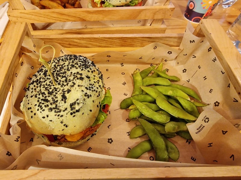 Flower Burger with Fries - Picture of Flower Burger, Bologna - Tripadvisor