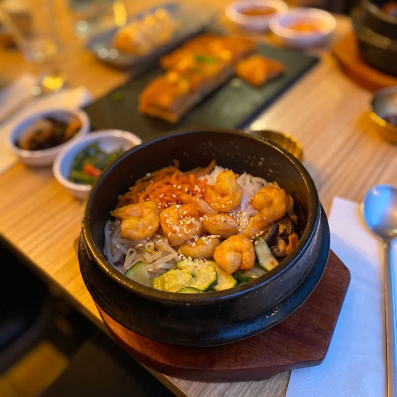 Bibimbap crevettes - Dolsotbap, Paris