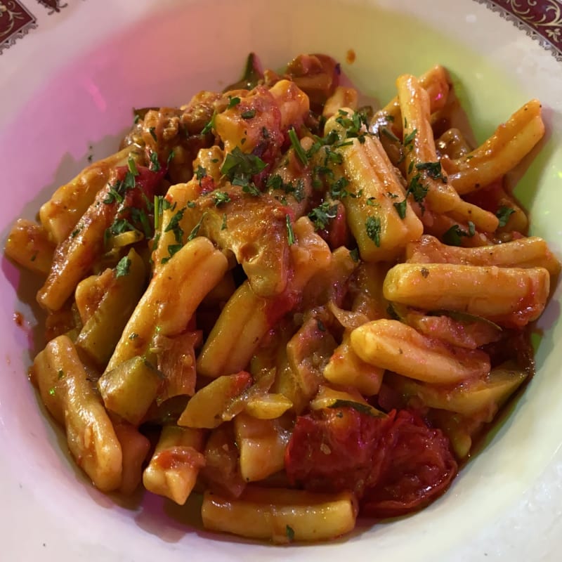 Strozzapreti con funghi porcini - Checco dello Scapicollo, Rome