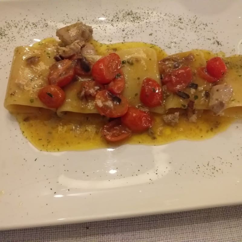 Paccheri con là Ricciola  - Masseria Guida, Ercolano