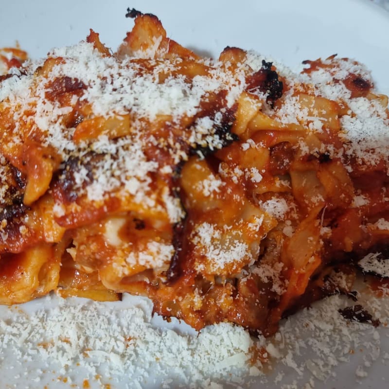 Exquisito plato de lasagna. Recién horneada y casera. Completamente recomendable.  - Bistrot 2014, Rome
