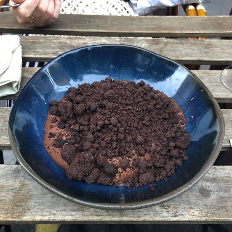 Fort en chocolat, peu sucré, pour les amateurs :)! - Le Lamarck, Paris