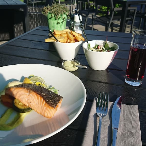 Zalmfilet - Maria Johanna Hoeve - Restaurant, Noordeloos