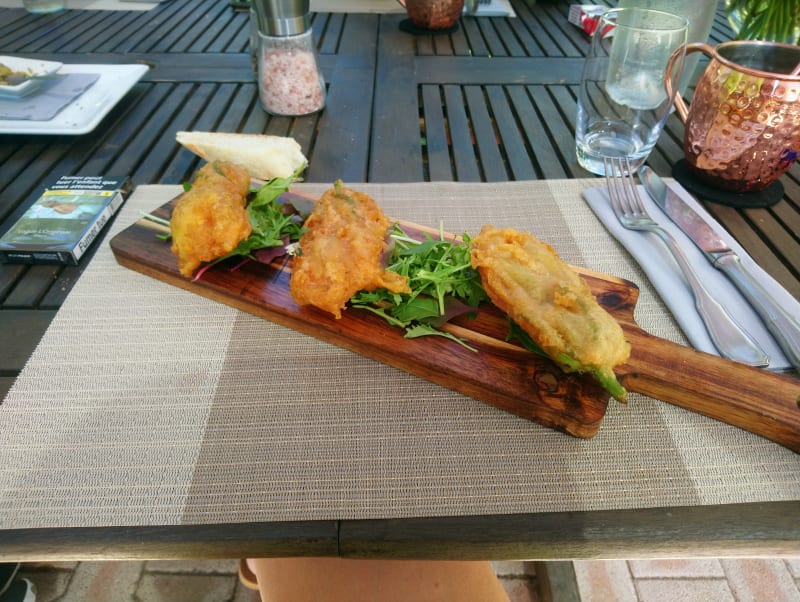 Beignet Fleurs De Courgettes  - La Bastide des Golfs, Mouans-Sartoux