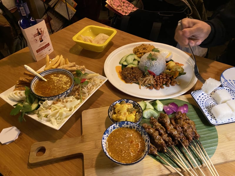 Malaysian restaurant Wau, Amsterdam