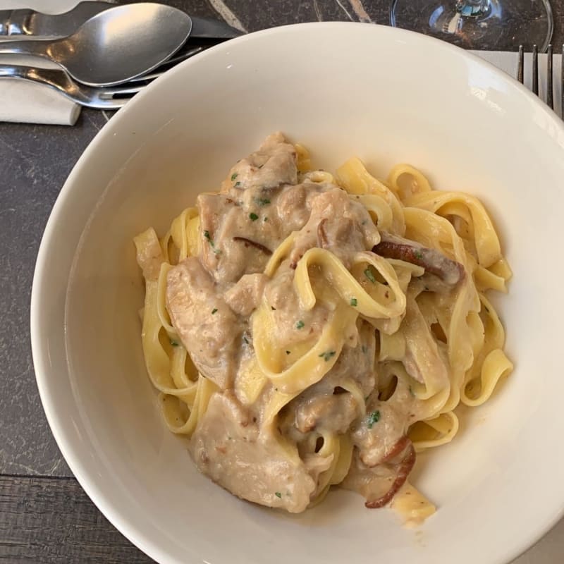 Tagliatelle funghi porcini - Quore Italiano- Via Delio Tessa, Milan