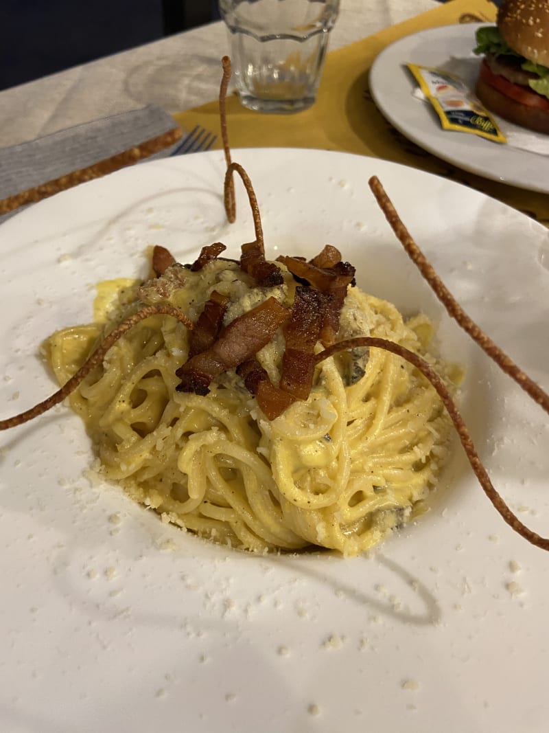 Spaghetti Carbonara - La Pace del Cervello Ristorante, Roma
