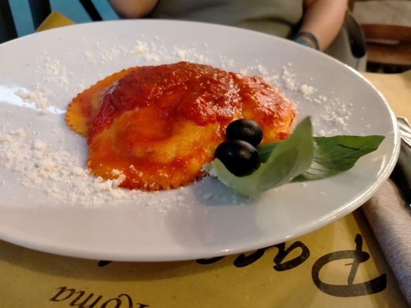 Ravioli ricotta e spinaci - La Pace del Cervello Ristorante, Rome