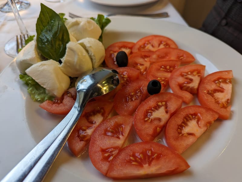 Caprese con mozzarella di bufala  - Ristorante Il David, Florence