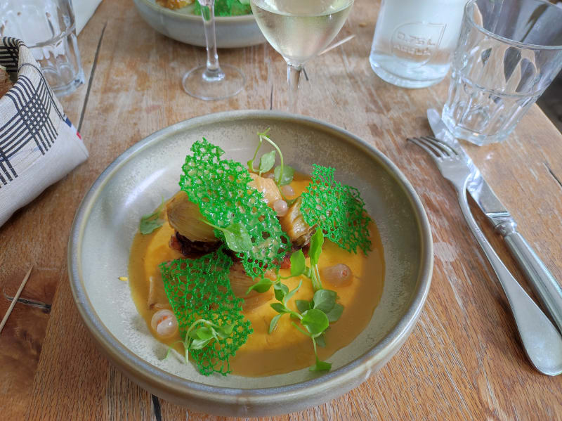 Poisson, fenouil légumes  - Le Pavillon du Lac, Paris