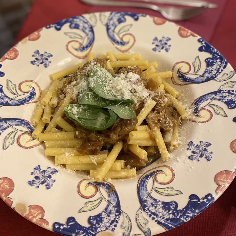 Mezzanelli alla Genovese con cipolla  - Antica Trattoria da Peppino, Naples