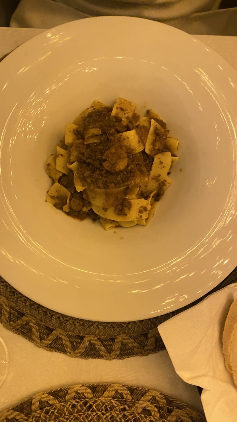 Pappardelle ragù di cinghiale e cipolla rossa caramellata - Tierra Milano, Milan