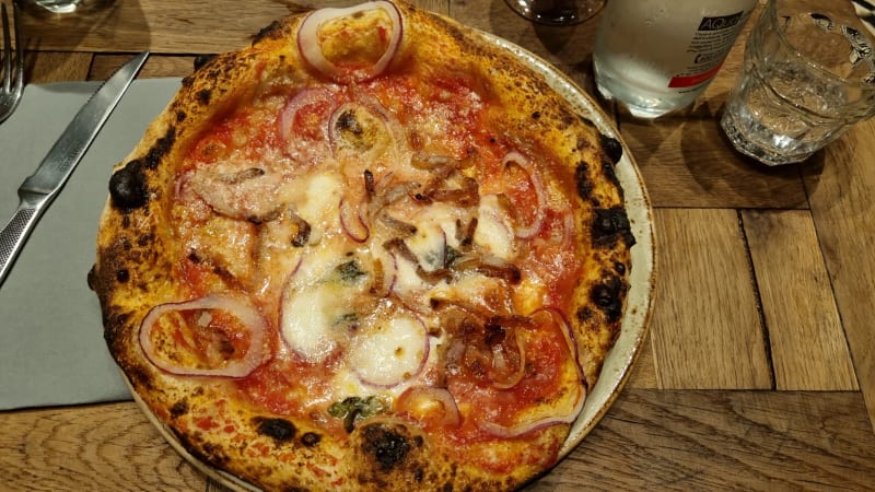 Pizza carbonara - Ristorante Cucina Torcicoda, Firenze