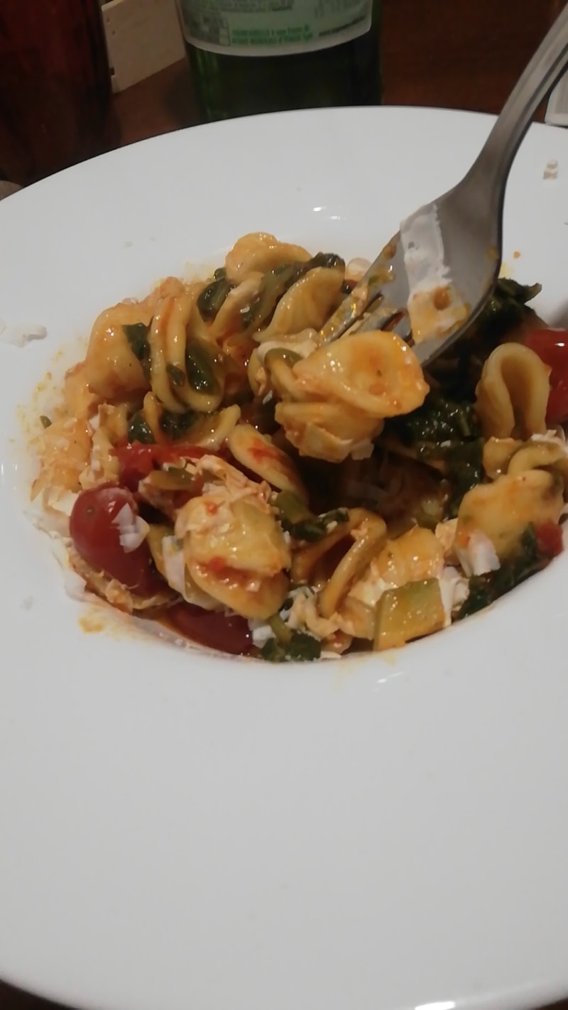 Orecchiette finocchietti pomodorino e cacioricotta - Osteria La Giara, Foggia