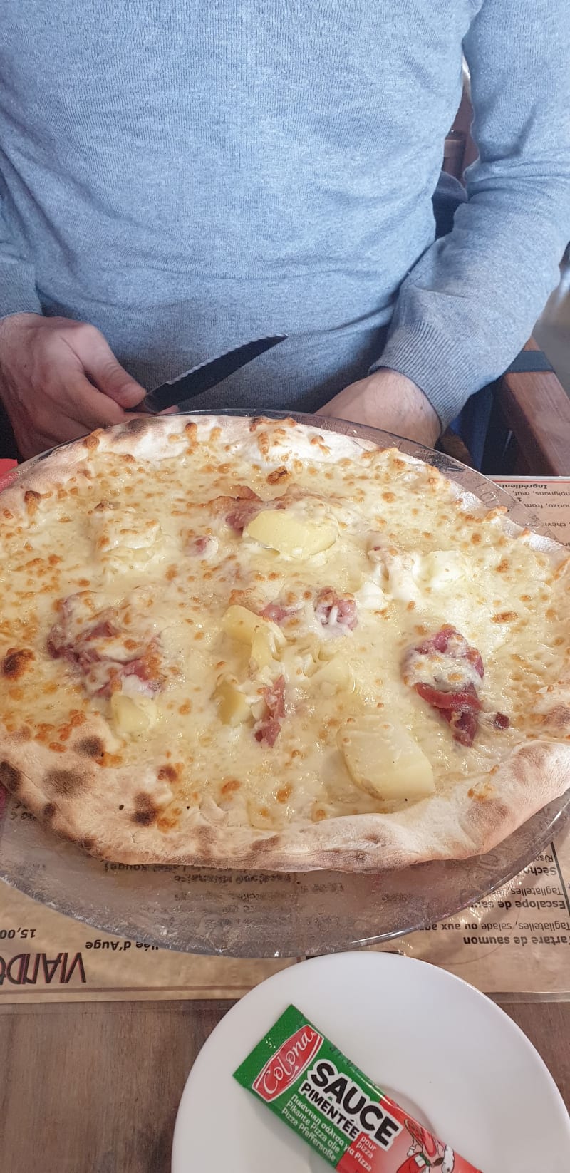 Pizza raclette - La Romarine, Toulouse