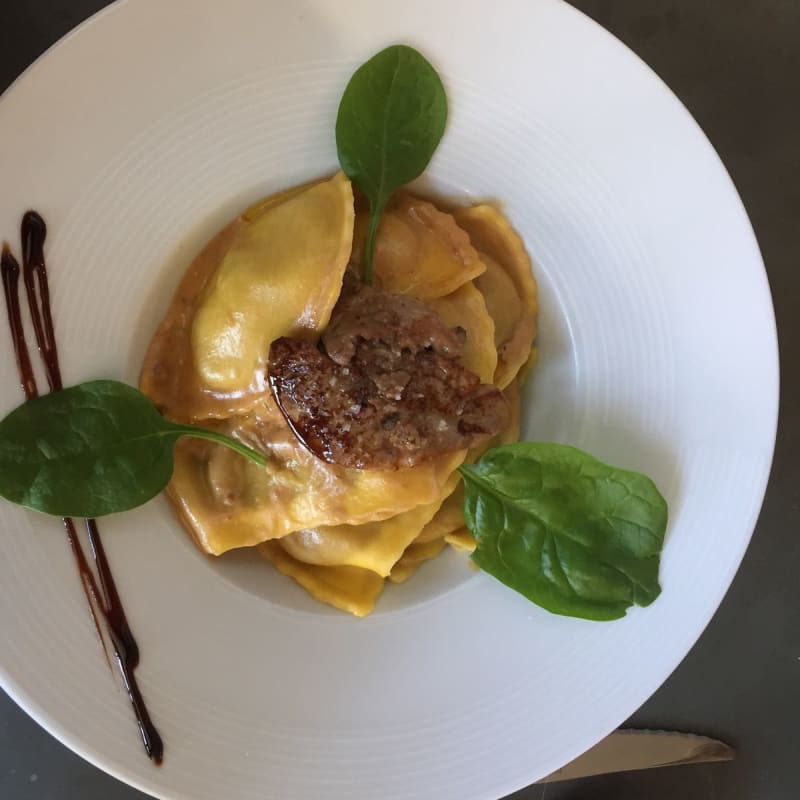 Ravioles aux crêpes et au foie gras - La Romarine, Toulouse