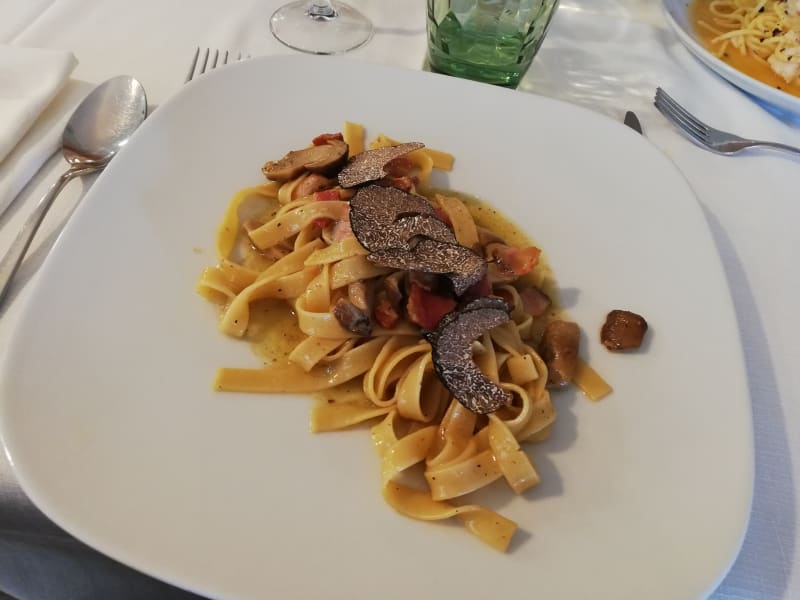 Tagliatella Porcini, Tartufo e Pancetta - Pappatoria