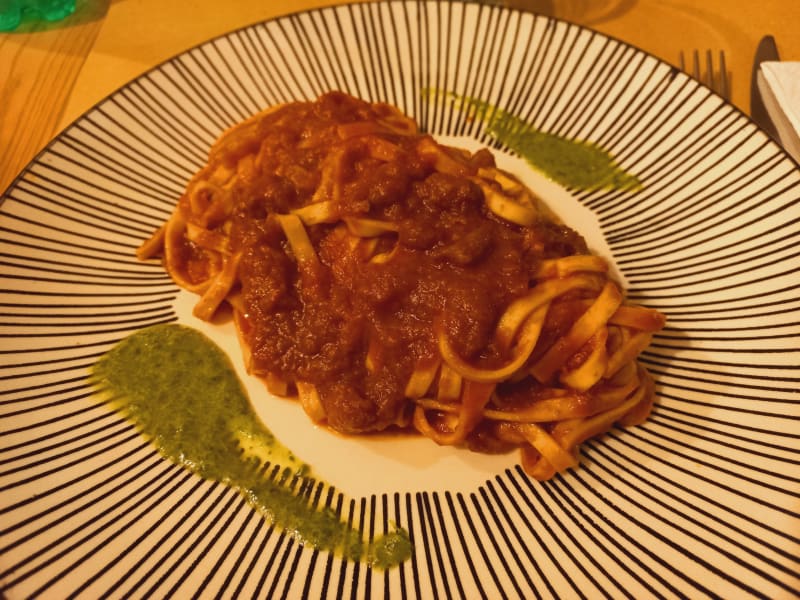 Fettuccine Ragù  - Coccodè pasta all'uovo - Bistrot, Rome