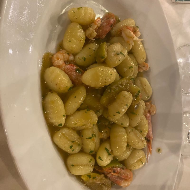 Gnocchetti fichi e gamberetti  - Caffè Borghese, Poggiardo