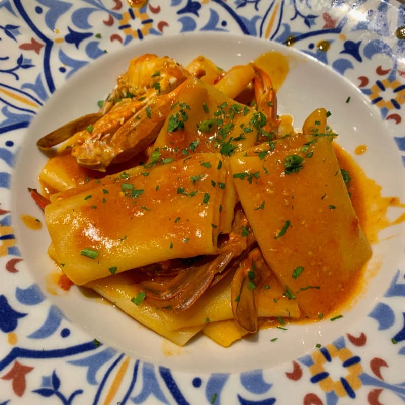 Paccheri al granchio - Rossovino da  Maurizio, Rome