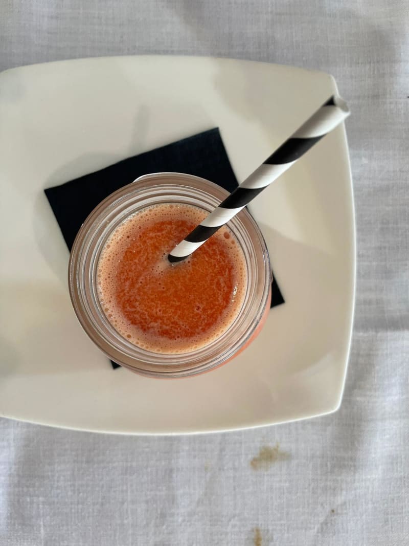 Sorbete de naranja sangrina y cointreau - La Barca de Ca l'Ardet, Calafell