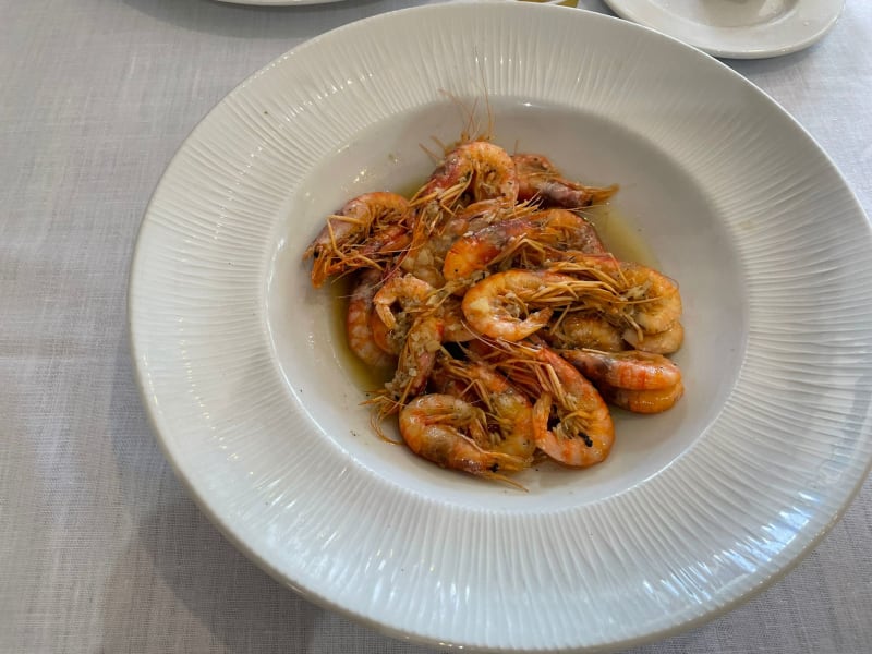 Gambas al ajillo - La Barca de Ca l'Ardet, Calafell