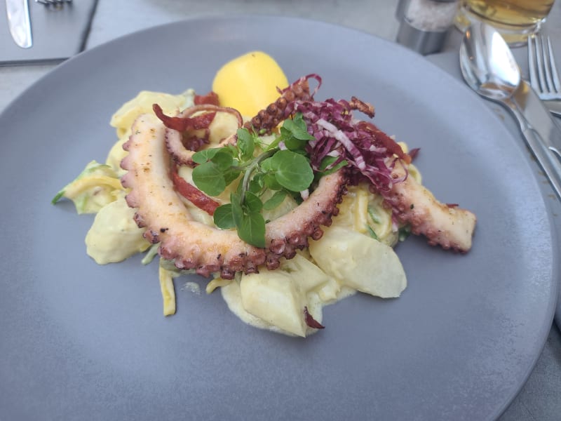Octopus-Spargel Linguine - SIXTA Restaurant- Bar, Wien