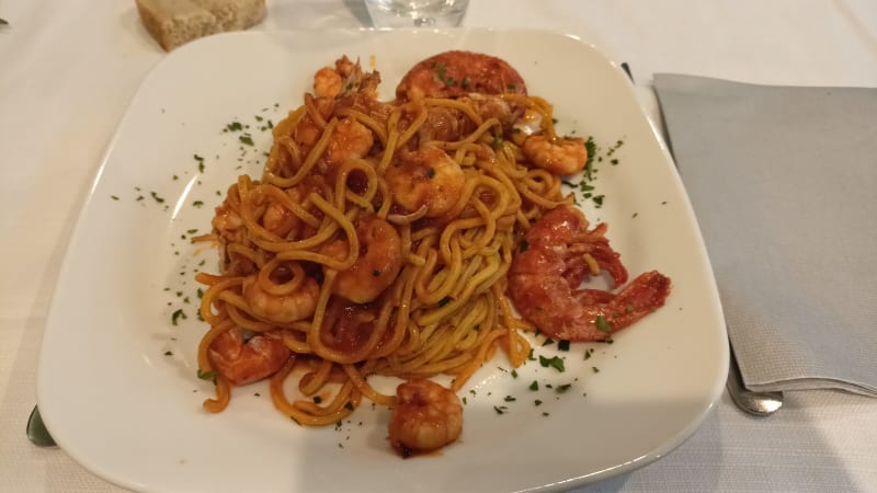 Spaghetti alla chitarra all'argonauta - Ristorante Pizzeria Itaca, Calderara Di Reno