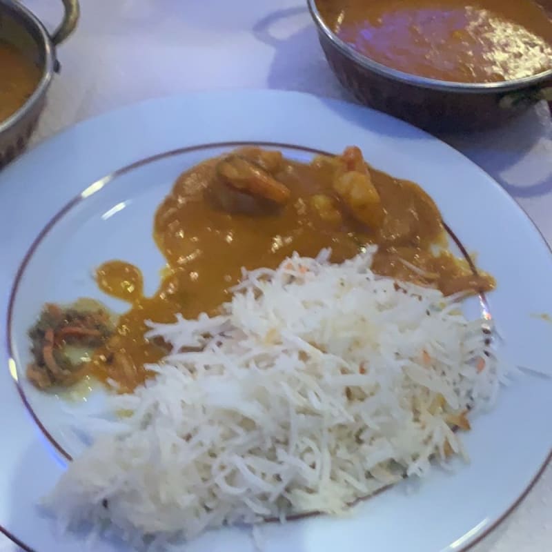 Curry poulet - Taj Mahal, Reims