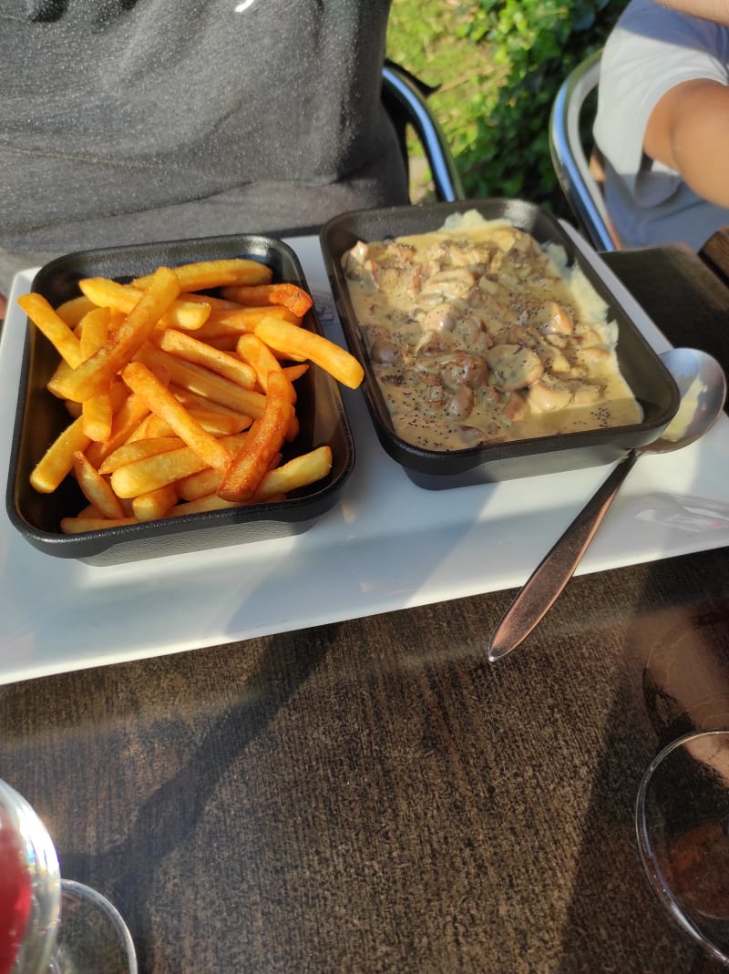 Rognons de veau sauce crème et Armagnac - La Cigogne, Bischheim