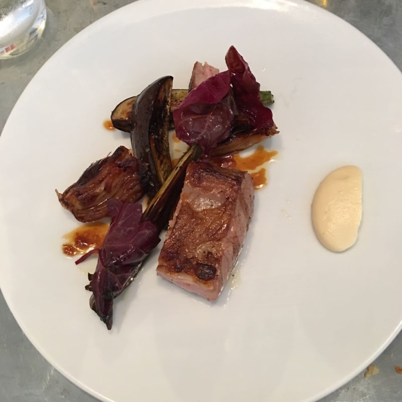 Agneau et purée de céleri - Abri, Paris