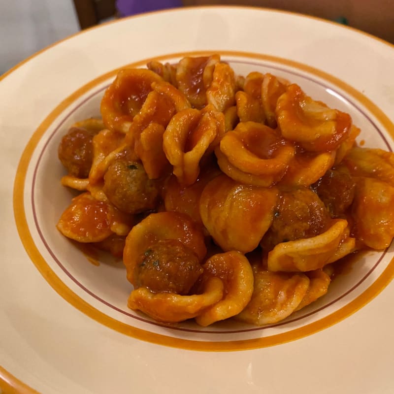 Orecchiette con polpette al sugo - Filippu e Panaru, Calimera