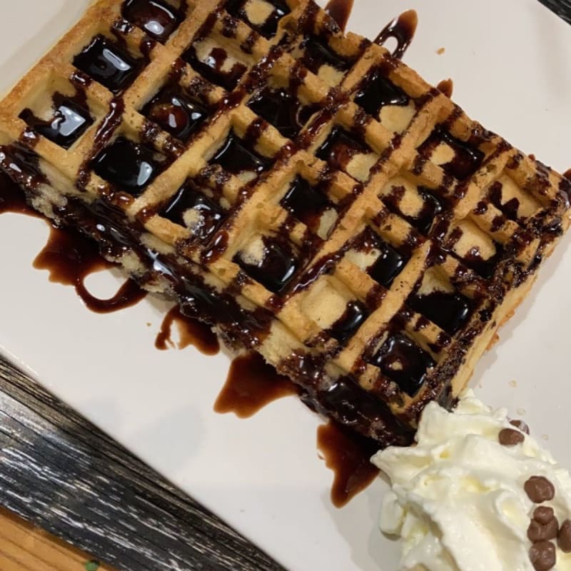 Gaufre au chocolat  - Brasserie de la plage, Dunkerque