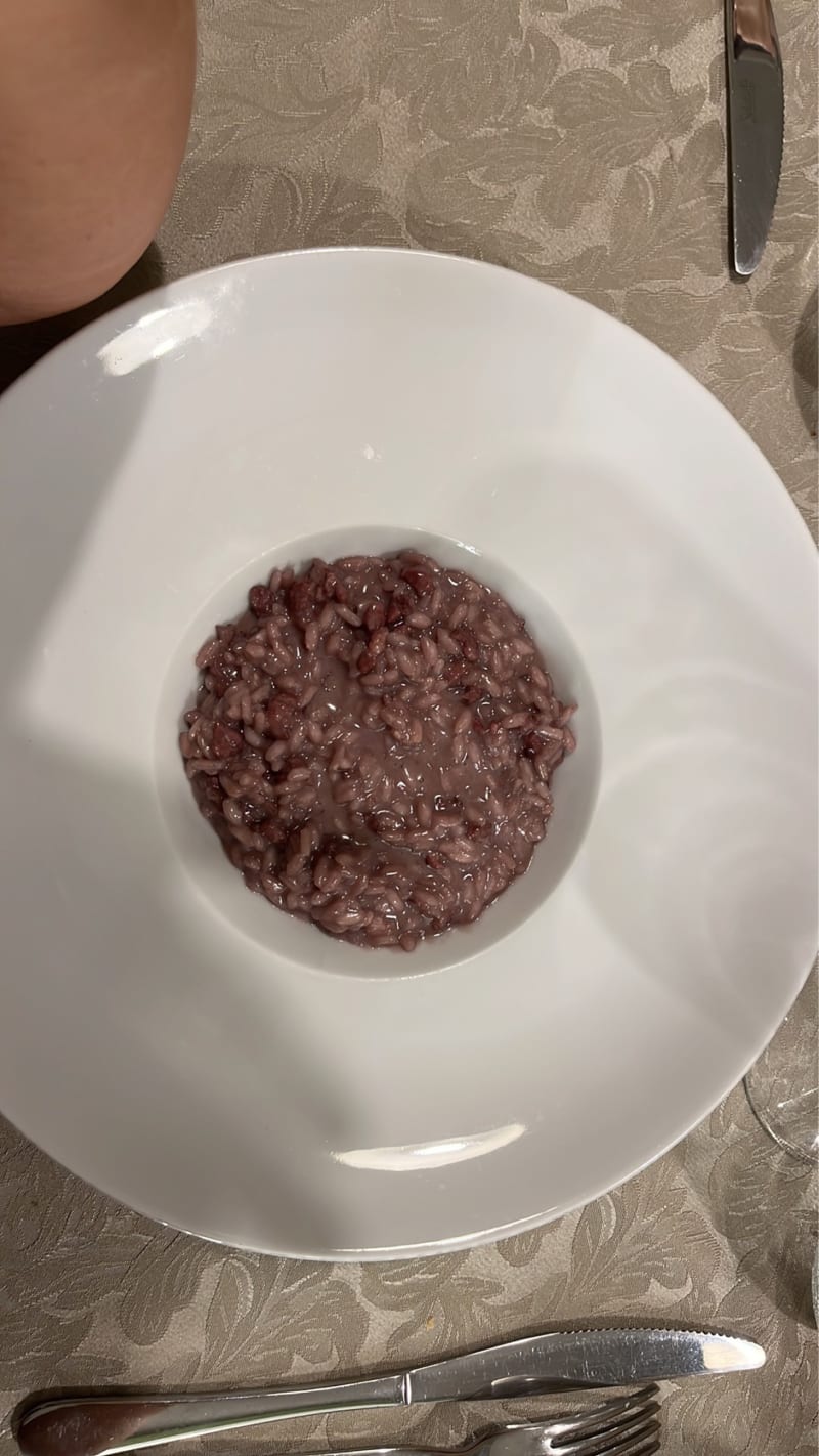 Risotto bonarda e pasta di salame - Risotteria la casa del sorriso