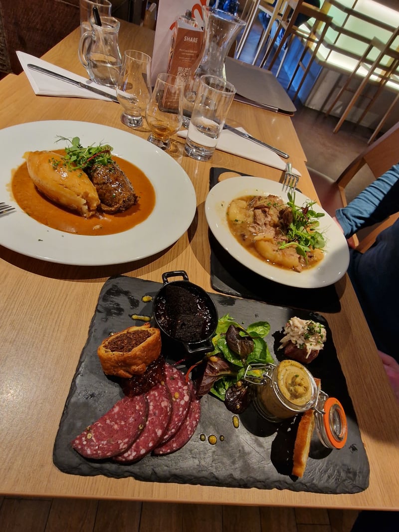 Amber Restaurant at The Scotch Whisky Experience a Edimburgo Menu