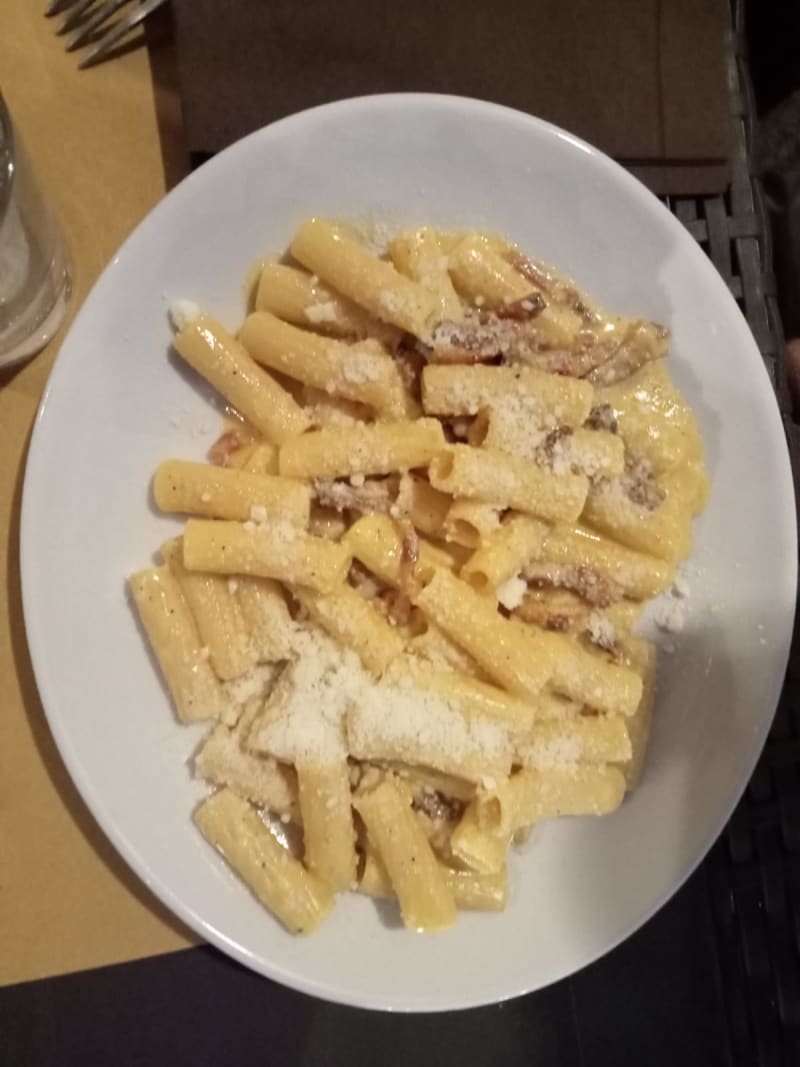 Rigatoni alla carbonara  - La Gazza, Rome