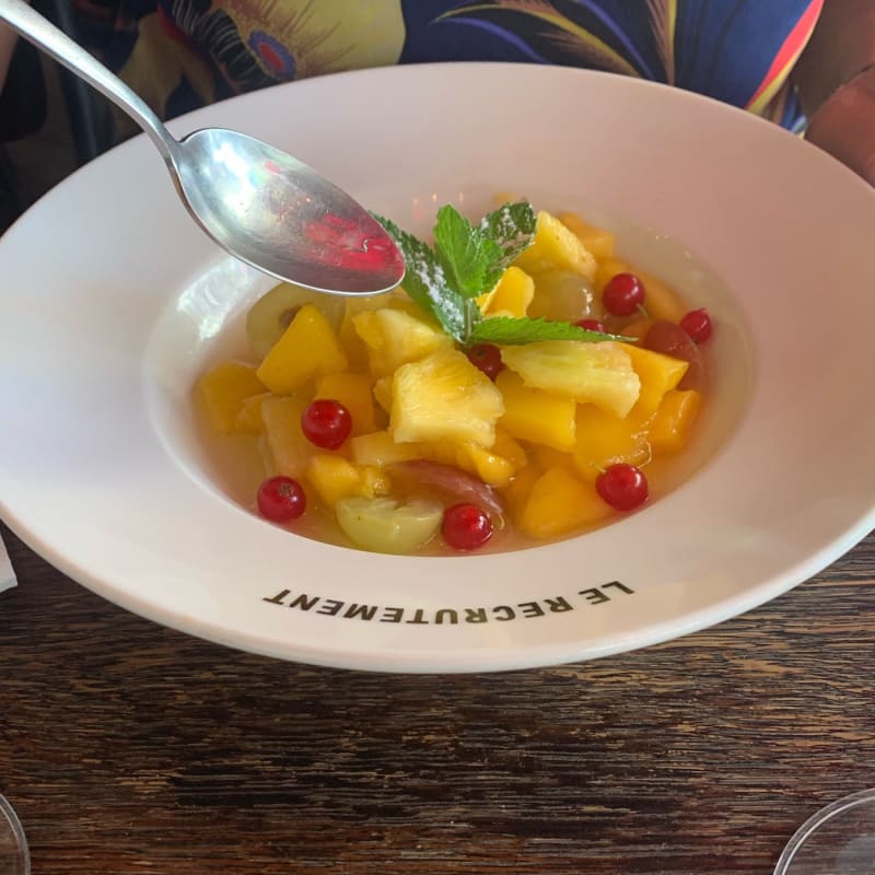 Salade de fruits  - Le Recrutement Café, Paris