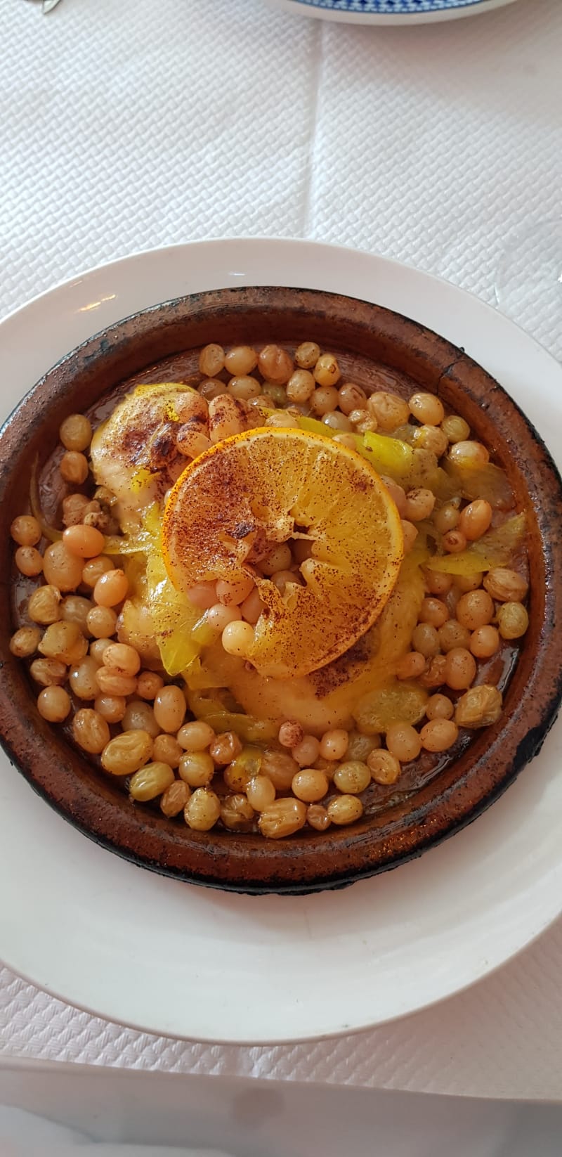 Tajine poulet raisins et oignons  - El Bahia, Châtenay-Malabry