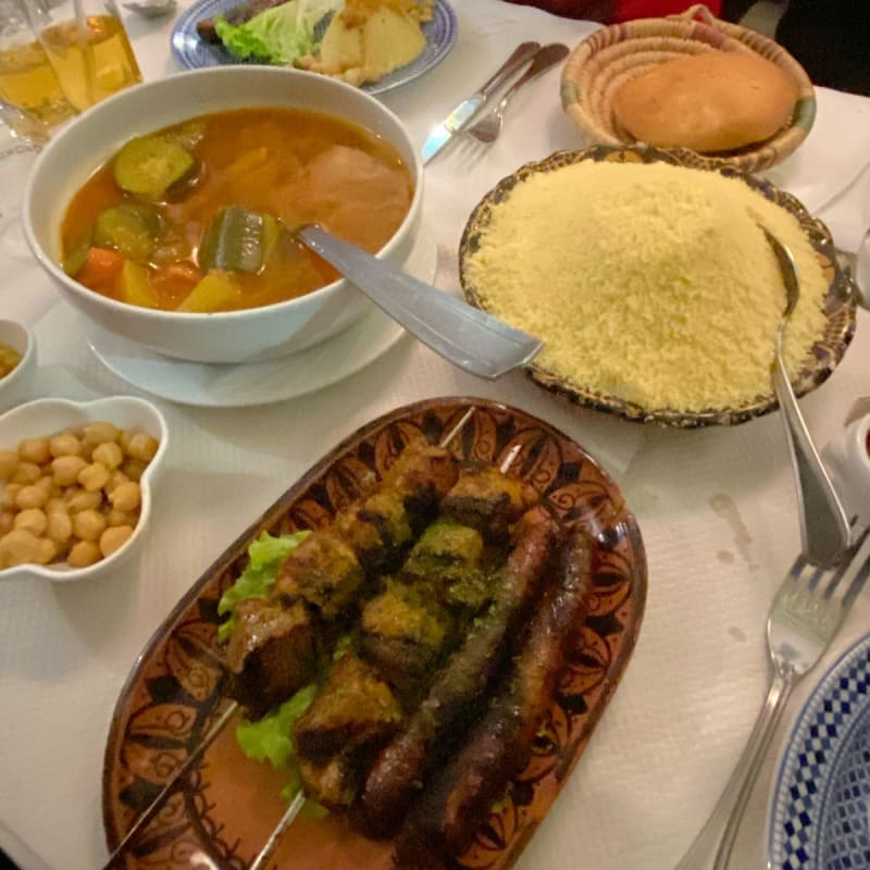 Couscous brochettes merguez - El Bahia, Châtenay-Malabry