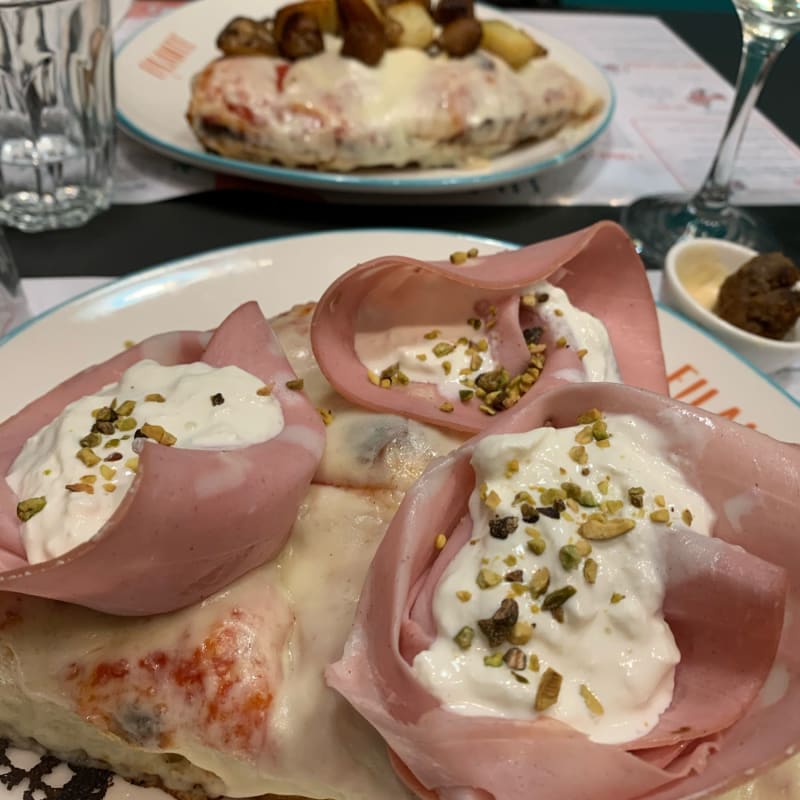 Pizza mortadella stracciatella e burrata - Filante - Città Studi , Milan