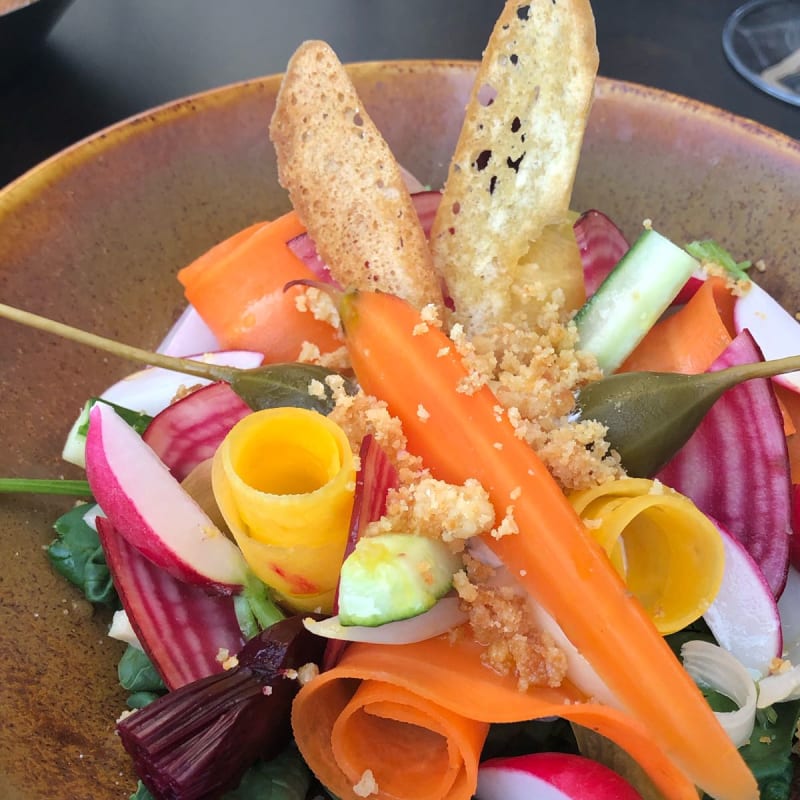 Crudités croquantes et marinées avec ricotta - Les Belles Lettres (Best Western Plus Paris Saclay)