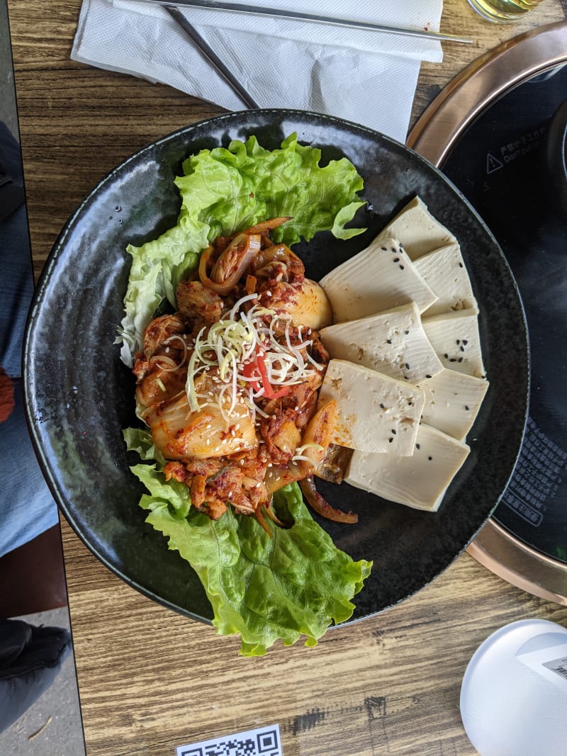 Tofu kimchi sauté au porc - Joayo Bastille, Paris