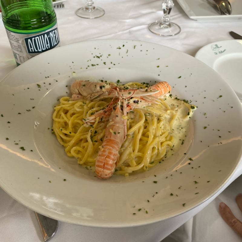 Tagliolini al limone e scampi  - Il Pellicano, Rome