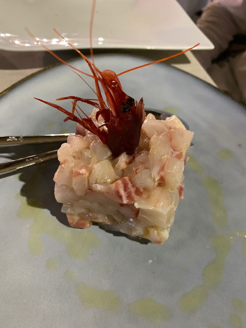 Tartare Di Spigola E Gamberi Rossi - Puerto Fino Restaurant, Rome